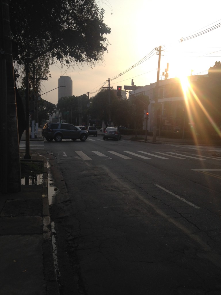 Rua de São Paulo, em janeiro de 2015 (foto: Leandro Beguoci) 
