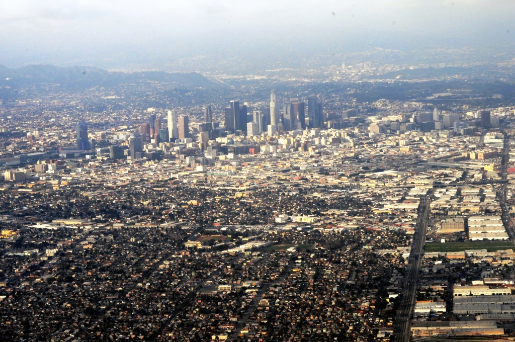 Vista aérea de Los Angeles (foto: Joe Mabel)