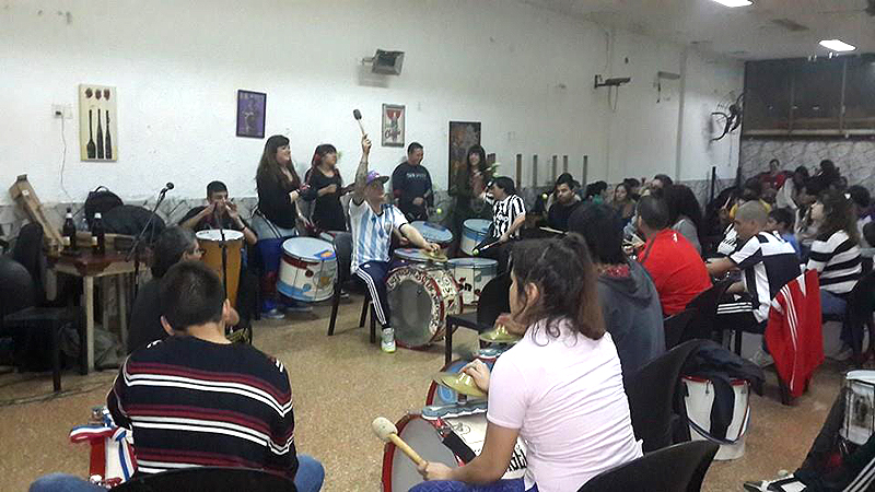 Aula de música no Círculo La Paternal (Facebook/Circulo La Paternal)